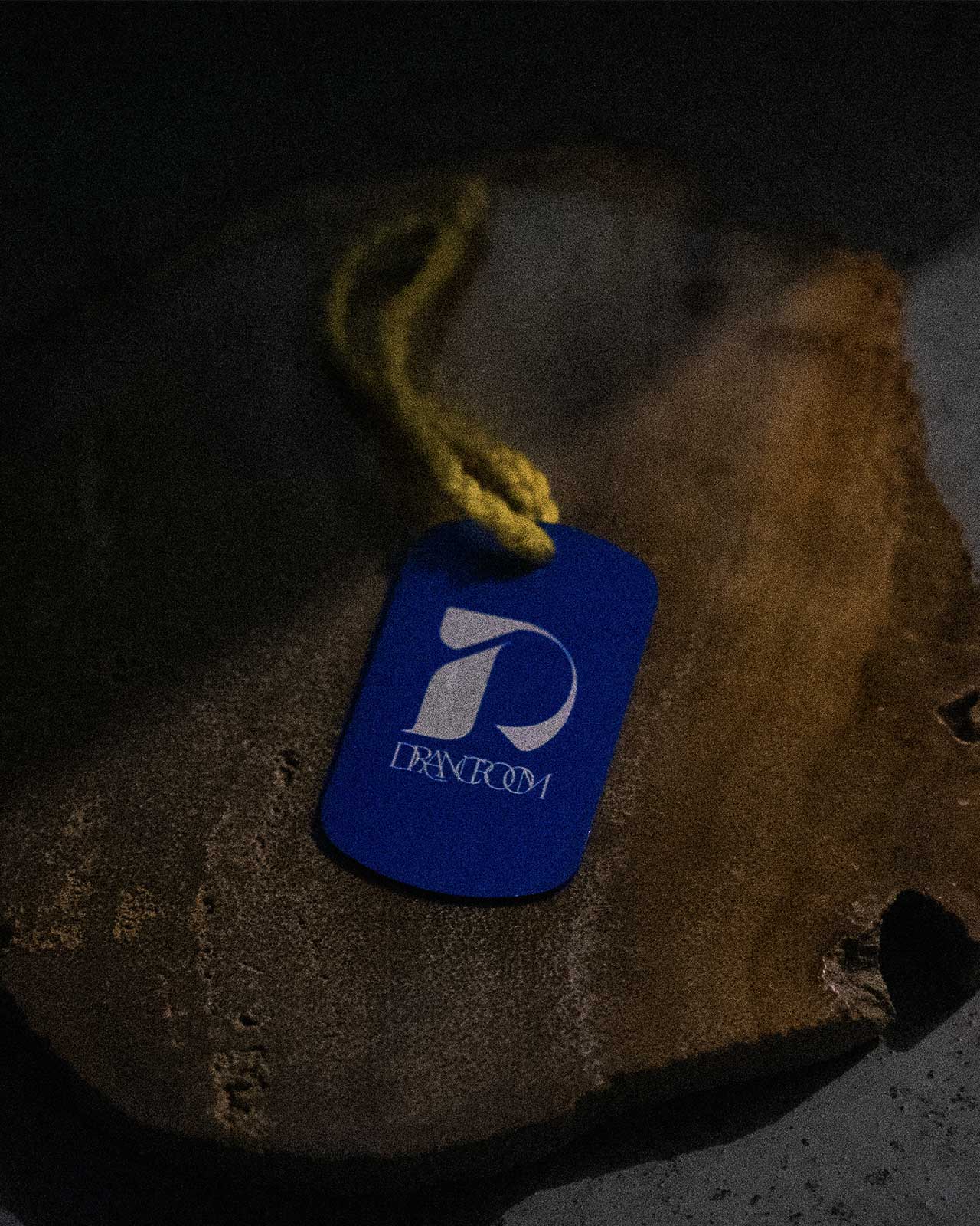 “D” Logo Dog Tag - Blue