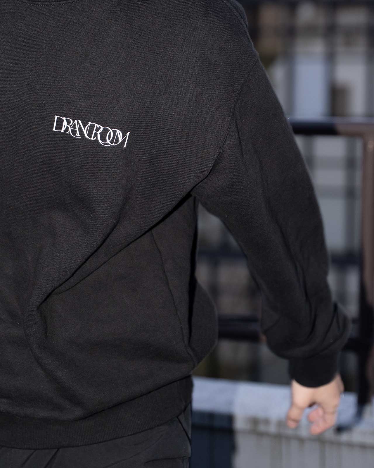 “D” Logo Sweat - Black