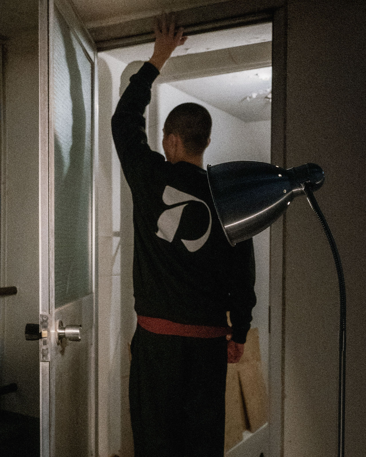 “D” Logo Sweat - Black